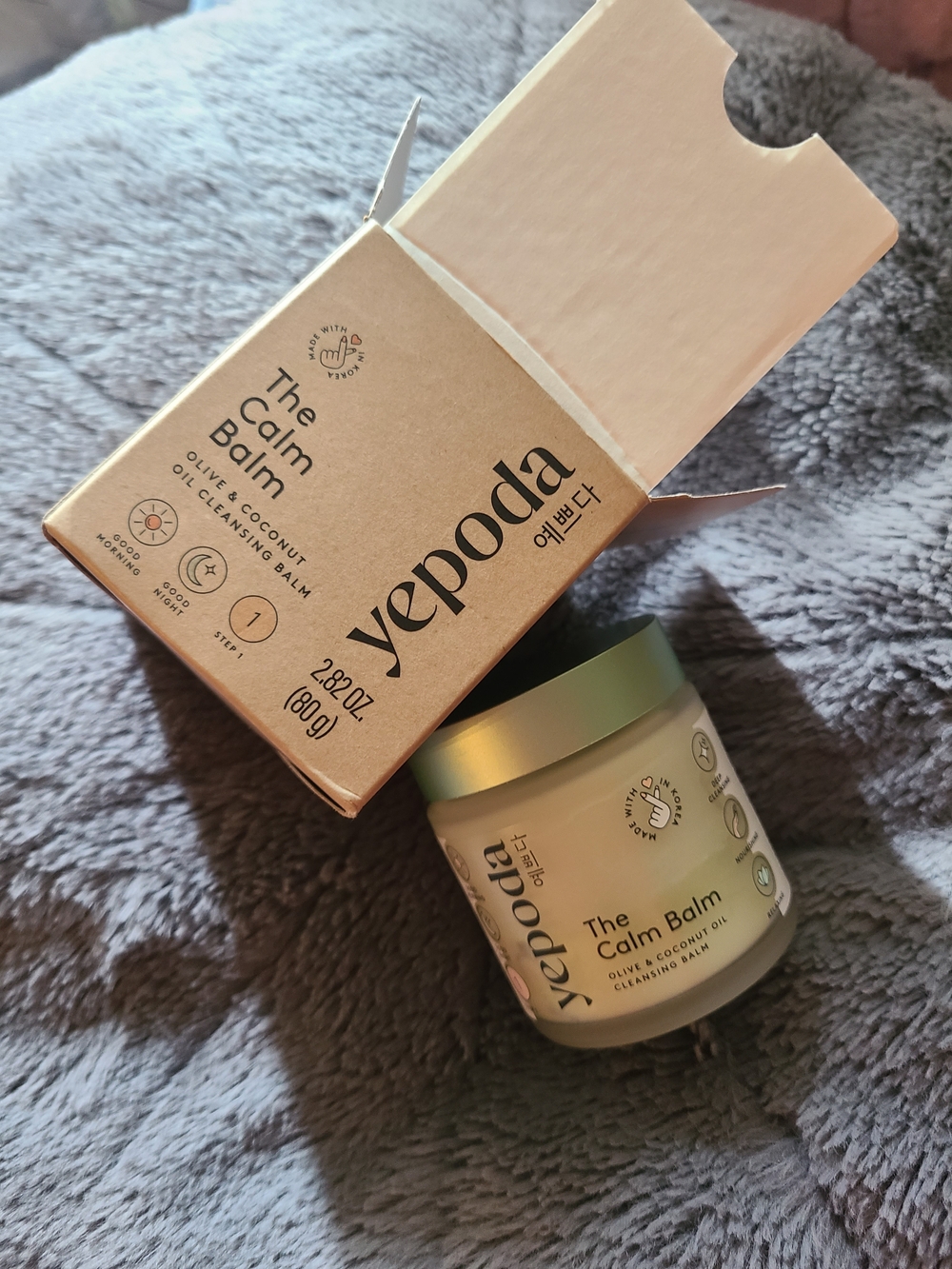 Yepoda The Calm Balm, Gentle Makeup Remover & Deep Cleansing Balm, Removes Water